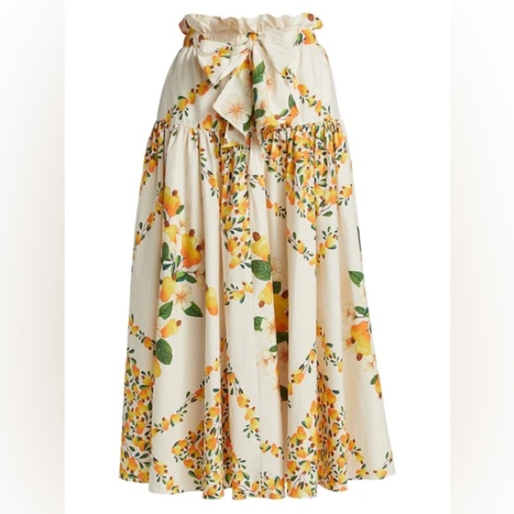 Floral Cream Skirt